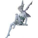 Figurines de jardin nains assis 22 cm statue d'ange figurines de jardin statue de fe dcoration de jardin ...