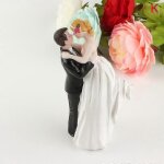 Figurine de marie et de mariee en resine synthetique, 12 styles, decoration de gateau de mariage