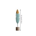Figurines miniatures en bois de plumes modernes, dcoration de table, jardin ferique, flamand rose a ...