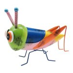 Figurines de sauterelle de jardin en m�tal, statue de sauterelle, mante de pri�re, ornements pour patio, ...
