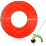 Fil coupe bordure 2, 4 mm x 100 m, bobine de fil rond en nylon pour coupe - bordure débroussailleuse ... Fil coupe bordure 2, 4 mm x 100 m, bobine de fil rond en nylon pour coupe - bordure débroussailleuse ...