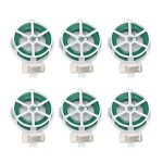 Fil de cravate vert pour jardinage, 6 pices, fil torsad pour vigne grimpante, support fixe pour plantes, ...