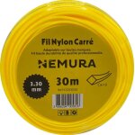 Fil d�broussailleuse carr� l: 30m, Ø: 3, 30mm