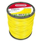 Fil d�broussailleuse carr� nylon jaune 2. 4mm / 225m oregon 69 - 415 - y fil de coupe simple et efficace ...
