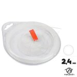 Fil d�broussailleuse nylon 2, 4 mm x 15 m - matijardin - rond - blanc