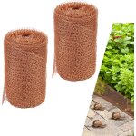 Filet en cuivre anti - limaces, bande de cuivre, filet en cuivre en rouleau, filet anti - rongeurs pour ...