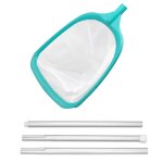 Filet d��cumoire de piscine avec poteau - bain � remous, �tang et spa r�teau � feuilles avec maille ...