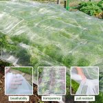 Filet pour l�gumes de jardin, protection anti - insectes, pour serre, fruits, fleurs, anti - h5u2