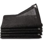 Filet d'ombrage 8 broches ombrage 80% renforce epaissir voile ombrage, serres filet coupe - vent avec ...