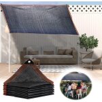Filet d'ombrage rayons anti - ultraviolets, utilis pour serres, parkings, abris de jardin, cours, revtements ...
