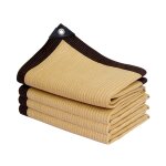 Filet d'ombrage rectangulaire, toile d'ombrage claire beige pour auvent ext�rieur / piscine / garage