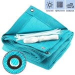 Filet pare - soleil bleu lac epais pour l'extrieur, voile d'ombrage, pergola anti - uv, pare - soleil, ...