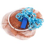 Filet de pêche en nylon moulé à la main de style américain en plein air pour appât fish3. 6m Filet de pêche en nylon moulé à la main de style américain en plein air pour appât fish3. 6m