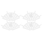 Filet de protection en plastique pour sige arrire de vlo, 4 pices / ensemble, protge - pieds de ...