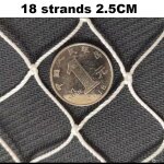 Filet de scurit en nylon blanc renforc, pour dcoration de jardin, balcon, maison, mariage - type ...