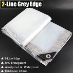Films en plastique très pratique, bâche transparente imperméable a la pluie, pour jardin, balcon, serre, ... Films en plastique très pratique, bâche transparente imperméable a la pluie, pour jardin, balcon, serre, ...