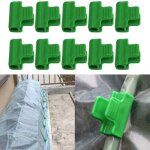 Film pour serre - joint de tuyau, 10 pi�ces, pinces de tuyau, filet de couverture, tunnel, clips de cerceau, ...