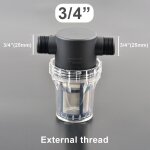 Filtre d'arrosage en maille 80 / 100 / 200, adaptateur de robinet de rservoir ibc s60 de 1 pouce, joint ...