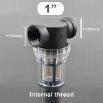 Filtre d'arrosage en maille 80 / 100 / 200, adaptateur de robinet de rservoir ibc s60 de 1 pouce, joint ...
