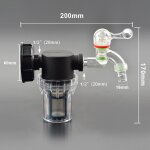 Filtre d'arrosage en maille 80 / 100 / 200, adaptateur de robinet de rservoir ibc s60 de 1 pouce, joint ...