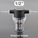 Filtre d'arrosage en maille 80 / 100 / 200, adaptateur de robinet de rservoir ibc s60 de 1 pouce, joint ...