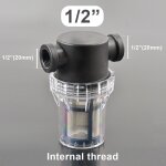 Filtre d'arrosage en maille 80 / 100 / 200, adaptateur de robinet de rservoir ibc s60 de 1 pouce, joint ...