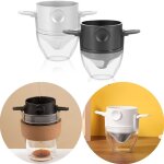 Filtre a café portable en acier inoxydable, support pliable pour le café et le thé, réutilisable, sans ... Filtre a café portable en acier inoxydable, support pliable pour le café et le thé, réutilisable, sans ...