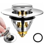 Filtre de couverture de noyau de salle de bains universel, type de bassin, accessoires de vidange