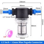 Filtre de tuyau d'arrosage et d'irrigation, préfiltre 1 / 2, connecteur de tuyau d'eau de jardin, filtre ... Filtre de tuyau d'arrosage et d'irrigation, préfiltre 1 / 2, connecteur de tuyau d'eau de jardin, filtre ...