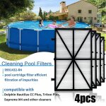 Filtres ultra - fins de piscine, 4 pi�ces, pour maytronics dolphin, panneau d'�l�ments filtrants ultra ...
