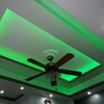 Filtre - g�latine verte - 120 cm - cylindrique - pour n�on