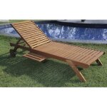 Finlandek rauha bain de soleil en eucalyptus fsc 195 x 71x 33 cm
