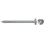 Fischer - vis powerfast ii fpf ii pzf, 30x12 bc, t�te ronde, entra�nement pz, filetage plein, zingu�, ...