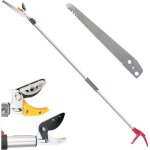 Fishtec - secateur t�lescopique : 1, 37 � 2, 2 m + scie arboricole