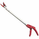 Fishtec� s�cateur de jardin � long manche 64cm - taille et coupe - branches - lame en acier + enclume ...