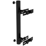 Fixation de parasol pour balcon pinces r�glables garde - corps m�tal noir