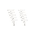 Fixation de support de joint en forme de t, pour biblioth�que de chaise en bois, avec vis m4 x 16, 10 ...