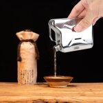 Flacon de hanche portable pour whisky, pot a vin, pour whisky, liqueur, personnalis�, cadeau pour hommes, ...