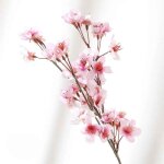 Fleur de pche artificielle 40cm, petite branche courte, fleur de cerisier, dcoration de mariage, fleur ...
