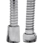 Flexible de douche laiton chromé avec écrou tournant disflex Flexible de douche laiton chromé avec écrou tournant disflex
