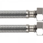 Flexible - femelle / femelle - filete - 800mm / 15x21 dn13 boutte