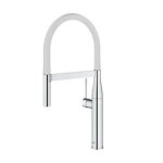 Flexible robinet cuisine grohe essence semi - pro orange