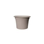 Vase - mediterran cilindro - 35 cm - cylindrique - plastique - warm taupe