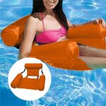 Flottant lit hamac ext�rieur en eau pliable c�libataire augmenter inflatable beach lounger dossier inclinable ...