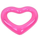 Flotteur de piscine en forme de cur, matriau en pvc, tubes flottants lgers, roses, de style romantique, ...