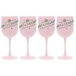 Flutes a champagne moet 2025 500 ml en plastique acrylique