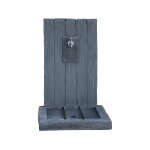 Fontaine ardoise - en pierre reconstitu�e - 59 x 44 x 87 cm - gris
