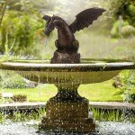 Fontaine d'eau de jardin créative, jet d'eau, statue de dragon, sculpture de décoration de paysage aquatique ... Fontaine d'eau de jardin créative, jet d'eau, statue de dragon, sculpture de décoration de paysage aquatique ...