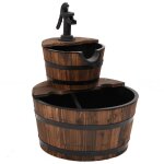 Fontaine a eau avec pompe 44, 5x44, 5x58 cm bois de sapin massif vidaxl vidaxl
