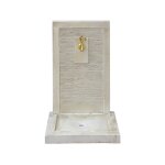 Fontaine etna - en pierre reconstitu�e - 57 x 42 x 87 cm beige